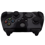 PlayVital Dark Gray & Black 3D Studded Edition Anti-slip Silicone Cover Skin for Xbox Series X Controller, Soft Rubber Case Protector for Xbox Series S Controller with 6 Black Thumb Grip Caps - SDX3024