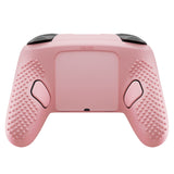 PlayVital 3D Studded Edition Silicone Cover Skin for Nintendo Switch 2 Pro Controller, Anti-Slip Grip Protector Case for Switch 2 Pro with Back Button Cap, Thumb Grips & Sticker - Cherry Blossoms Pink - TVCPTP003