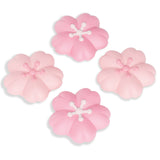 PlayVital 4 Pcs Thumb Grips for Nintendo Switch 2, Kawaii Silicone Thumbstick Caps for Joycon 2, Joystick Cover for Switch 2 Accessories - Blush Cherry Blossom Petals - WWYNTJ027