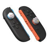 PlayVital 4 Pcs Thumb Grips for Nintendo Switch 2, Kawaii Silicone Thumbstick Caps for Joycon 2, Joystick Cover for Switch 2 Accessories - Cheese Mousie & Peek Mousie - WWYNTJ028