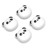 PlayVital 4 Pcs Thumb Grips for Nintendo Switch 2, Kawaii Silicone Thumbstick Caps for Joycon 2, Joystick Cover for Switch 2 Accessories - Chubby Panda - WWYNTJ009