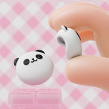 PlayVital 4 Pcs Thumb Grips for Nintendo Switch 2, Kawaii Silicone Thumbstick Caps for Joycon 2, Joystick Cover for Switch 2 Accessories - Chubby Panda - WWYNTJ009