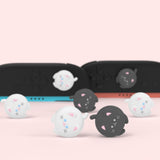 PlayVital 4 Pcs Thumb Grips for Nintendo Switch 2, Kawaii Silicone Thumbstick Caps for Joycon 2, Joystick Cover for Switch 2 Accessories - Cutie Kitty - WWYNTJ005