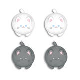 PlayVital 4 Pcs Thumb Grips for Nintendo Switch 2, Kawaii Silicone Thumbstick Caps for Joycon 2, Joystick Cover for Switch 2 Accessories - Cutie Kitty - WWYNTJ005