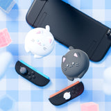 PlayVital 4 Pcs Thumb Grips for Nintendo Switch 2, Kawaii Silicone Thumbstick Caps for Joycon 2, Joystick Cover for Switch 2 Accessories - Cutie Kitty - WWYNTJ005