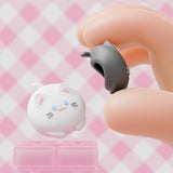 PlayVital 4 Pcs Thumb Grips for Nintendo Switch 2, Kawaii Silicone Thumbstick Caps for Joycon 2, Joystick Cover for Switch 2 Accessories - Cutie Kitty - WWYNTJ005