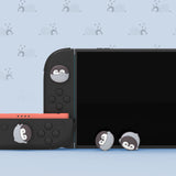 PlayVital 4 Pcs Thumb Grips for Nintendo Switch 2, Kawaii Silicone Thumbstick Caps for Joycon 2, Joystick Cover for Switch 2 Accessories - Cutie Penguin - WWYNTJ010