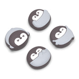 PlayVital 4 Pcs Thumb Grips for Nintendo Switch 2, Kawaii Silicone Thumbstick Caps for Joycon 2, Joystick Cover for Switch 2 Accessories - Cutie Penguin - WWYNTJ010