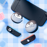 PlayVital 4 Pcs Thumb Grips for Nintendo Switch 2, Kawaii Silicone Thumbstick Caps for Joycon 2, Joystick Cover for Switch 2 Accessories - Cutie Penguin - WWYNTJ010
