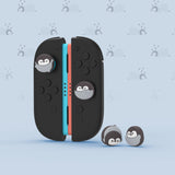 PlayVital 4 Pcs Thumb Grips for Nintendo Switch 2, Kawaii Silicone Thumbstick Caps for Joycon 2, Joystick Cover for Switch 2 Accessories - Cutie Penguin - WWYNTJ010