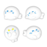 PlayVital 4 Pcs Thumb Grips for Nintendo Switch 2, Kawaii Silicone Thumbstick Caps for Joycon 2, Joystick Cover for Switch 2 Accessories - Cutie Seal Squad - WWYNTJ001