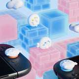 PlayVital 4 Pcs Thumb Grips for Nintendo Switch 2, Kawaii Silicone Thumbstick Caps for Joycon 2, Joystick Cover for Switch 2 Accessories - Cutie Seal Squad - WWYNTJ001