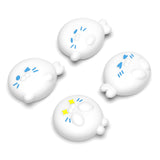 PlayVital 4 Pcs Thumb Grips for Nintendo Switch 2, Kawaii Silicone Thumbstick Caps for Joycon 2, Joystick Cover for Switch 2 Accessories - Cutie Seal Squad - WWYNTJ001
