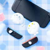 PlayVital 4 Pcs Thumb Grips for Nintendo Switch 2, Kawaii Silicone Thumbstick Caps for Joycon 2, Joystick Cover for Switch 2 Accessories - Cutie Seal Squad - WWYNTJ001