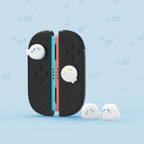 PlayVital 4 Pcs Thumb Grips for Nintendo Switch 2, Kawaii Silicone Thumbstick Caps for Joycon 2, Joystick Cover for Switch 2 Accessories - Cutie Seal Squad - WWYNTJ001