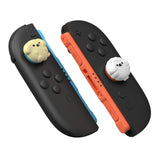 PlayVital 4 Pcs Thumb Grips for Nintendo Switch 2, Kawaii Silicone Thumbstick Caps for Joycon 2, Joystick Cover for Switch 2 Accessories - Fluffy & Winky Pups - WWYNTJ026
