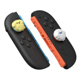 PlayVital 4 Pcs Thumb Grips for Nintendo Switch 2, Kawaii Silicone Thumbstick Caps for Joycon 2, Joystick Cover for Switch 2 Accessories - Fluffy & Winky Pups - WWYNTJ026