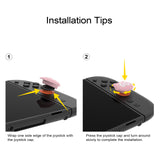 PlayVital 4 Pcs Thumb Grips for Nintendo Switch 2, Kawaii Silicone Thumbstick Caps for Joycon 2, Joystick Cover for Switch 2 Accessories - Moonlight Cat - WWYNTJ017