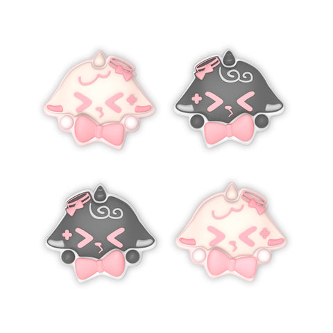 PlayVital 4 Pcs Thumb Grips for Nintendo Switch 2, Kawaii Silicone Thumbstick Caps for Joycon 2, Joystick Cover for Switch 2 Accessories - Needy Sheep - WWYNTJ019