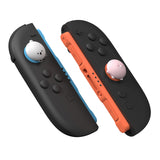 PlayVital 4 Pcs Thumb Grips for Nintendo Switch 2, Kawaii Silicone Thumbstick Caps for Joycon 2, Joystick Cover for Switch 2 Accessories - Puffy Chickie & Shy Chickie - WWYNTJ029