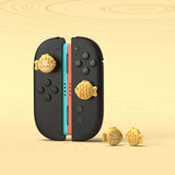 PlayVital 4 Pcs Thumb Grips for Nintendo Switch 2, Kawaii Silicone Thumbstick Caps for Joycon 2, Joystick Cover for Switch 2 Accessories - Taiyaki Kitten - WWYNTJ018