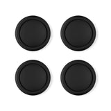PlayVital 4Pcs Thumb Grip Caps for Nintendo Switch 2, Silicone Thumbstick Grip Cover for Switch 2, Comfort Joystick Caps for Joycon 2 - Black - WWYNTM006