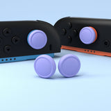 PlayVital 4Pcs Thumb Grip Caps for Nintendo Switch 2, Silicone Thumbstick Grip Cover for Switch 2, Comfort Joystick Caps for Joycon 2 - Light Violet - WWYNTM059