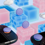 PlayVital 4Pcs Thumb Grip Caps for Nintendo Switch 2, Silicone Thumbstick Grip Cover for Switch 2, Comfort Joystick Caps for Joycon 2 - Light Violet - WWYNTM059