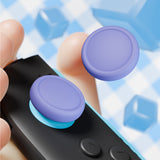 PlayVital 4Pcs Thumb Grip Caps for Nintendo Switch 2, Silicone Thumbstick Grip Cover for Switch 2, Comfort Joystick Caps for Joycon 2 - Light Violet - WWYNTM059