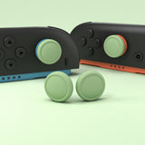 PlayVital 4Pcs Thumb Grip Caps for Nintendo Switch 2, Silicone Thumbstick Grip Cover for Switch 2, Comfort Joystick Caps for Joycon 2 - Matcha Green - WWYNTM005
