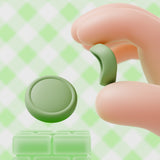 PlayVital 4Pcs Thumb Grip Caps for Nintendo Switch 2, Silicone Thumbstick Grip Cover for Switch 2, Comfort Joystick Caps for Joycon 2 - Matcha Green - WWYNTM005