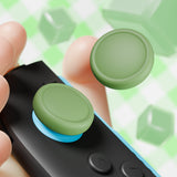 PlayVital 4Pcs Thumb Grip Caps for Nintendo Switch 2, Silicone Thumbstick Grip Cover for Switch 2, Comfort Joystick Caps for Joycon 2 - Matcha Green - WWYNTM005