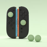 PlayVital 4Pcs Thumb Grip Caps for Nintendo Switch 2, Silicone Thumbstick Grip Cover for Switch 2, Comfort Joystick Caps for Joycon 2 - Matcha Green - WWYNTM005