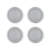 PlayVital 4Pcs Thumb Grip Caps for Nintendo Switch 2, Silicone Thumbstick Grip Cover for Switch 2, Comfort Joystick Caps for Joycon 2 - New Hope Gray - WWYNTM035
