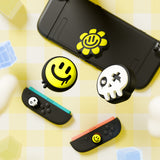 PlayVital 6 Pcs Thumb Grips for Nintendo Switch 2, Cute Silicone Thumbstick Caps for Switch 2, Analog Cover for Joycon 2 Joystick Caps - Happy & Gloomy Style - WWYNTJ002