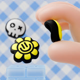 PlayVital 6 Pcs Thumb Grips for Nintendo Switch 2, Cute Silicone Thumbstick Caps for Switch 2, Analog Cover for Joycon 2 Joystick Caps - Happy & Gloomy Style - WWYNTJ002