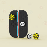 PlayVital 6 Pcs Thumb Grips for Nintendo Switch 2, Cute Silicone Thumbstick Caps for Switch 2, Analog Cover for Joycon 2 Joystick Caps - Happy & Gloomy Style - WWYNTJ002