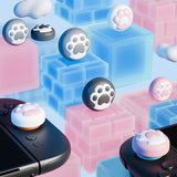 PlayVital 8 Pcs Thumb Grips for Nintendo Switch 2, Kawaii Silicone Thumbstick Caps for Switch 2, Analog Cover for Joycon 2 Joystick Caps - Cat Paw - WWYNTJ003