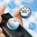 PlayVital 8 Pcs Thumb Grips for Nintendo Switch 2, Kawaii Silicone Thumbstick Caps for Switch 2, Analog Cover for Joycon 2 Joystick Caps - Cat Paw - WWYNTJ003