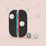 PlayVital 8 Pcs Thumb Grips for Nintendo Switch 2, Kawaii Silicone Thumbstick Caps for Switch 2, Analog Cover for Joycon 2 Joystick Caps - Cat Paw - WWYNTJ003