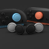 PlayVital 8Pcs Thumb Grip Caps for Nintendo Switch 2, Silicone Thumbstick Grip Cover for Switch 2, Comfort Joystick Caps for Joycon 2 - Black & Gray & Blue & Orange - WWYNTM036