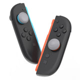 PlayVital 8 in 1 Pro Thumbs Grip Caps for Nintendo Switch 2, Ergonomic Anti-Slip Joystick Caps for Joycon 2 Grip, 8Pcs Thumbstick Cover Accessories for Switch 2 - New Hope Gray - WWYNTM003