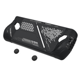 PlayVital ABSOLUTE TPU Protective Case for ROG Ally, Anti-Slip Grip Cover with Joystick Caps for ROG Ally Accessories, Anti-Scratch & Shockproof - Black - LKURGM001