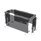 PlayVital Clear Acrylic Dustproof Cover for Nintendo Switch 2 , Magnetic Ventilation Top, Tool-Free Installation, Transparent Display Box for Switch 2 Dock Mode - Clear Black - SGUNTM002