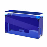 PlayVital Clear Acrylic Dustproof Cover for Nintendo Switch 2 , Magnetic Ventilation Top, Tool-Free Installation, Transparent Display Box for Switch 2 Dock Mode - Clear Blue - SGUNTM003