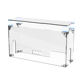 PlayVital Clear Acrylic Dustproof Cover for Nintendo Switch 2, Magnetic Ventilation Top, Tool-Free Installation, Transparent Display Box for Switch 2 Dock Mode - Transparent - SGUNTM001