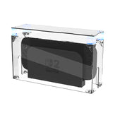 PlayVital Clear Acrylic Dustproof Cover for Nintendo Switch 2, Magnetic Ventilation Top, Tool-Free Installation, Transparent Display Box for Switch 2 Dock Mode - Transparent - SGUNTM001