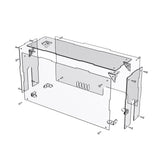 PlayVital Clear Acrylic Dustproof Cover for Nintendo Switch 2, Magnetic Ventilation Top, Tool-Free Installation, Transparent Display Box for Switch 2 Dock Mode - Transparent - SGUNTM001