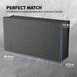 PlayVital Dust Cover for Nintendo Switch 2, Anti Scratch Dust Guard Waterproof Cover Sleeve for Nintendo Switch 2 Console & Charging Dock - Gray - NAWNTM002