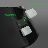 PlayVital Cool Gray Back Button Enhancement Set for Steam Deck LCD, Grip Improvement Button Protection Kit for Steam Deck OLED - 2 Different Thickness - PGSDM024